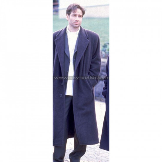 X-Files David Duchovny (Fox Mulder) Trench Coat