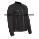 Men Cafe Racer Black Retro Biker Distressed Leather Jacket