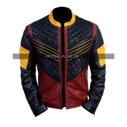 The Flash Carlos Valdes Bomber Leather Jacket 
