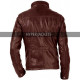 Arrow Season 5 John Diggle Brown Leather Jacket 