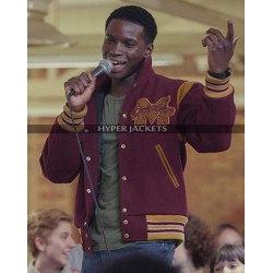 Kedar Williams-Stirling Sex Education Jackson Marchetti Varsity Jacket