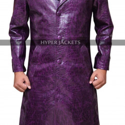 Suicide Squad Jared Leto Joker Costumes Leather Coat