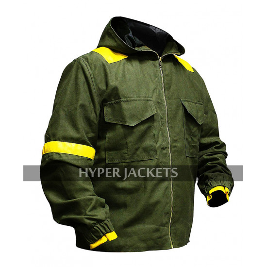 Twenty One Pilots Jumpsuit Tyler Joseph Green Cotton Hoodie Jacket