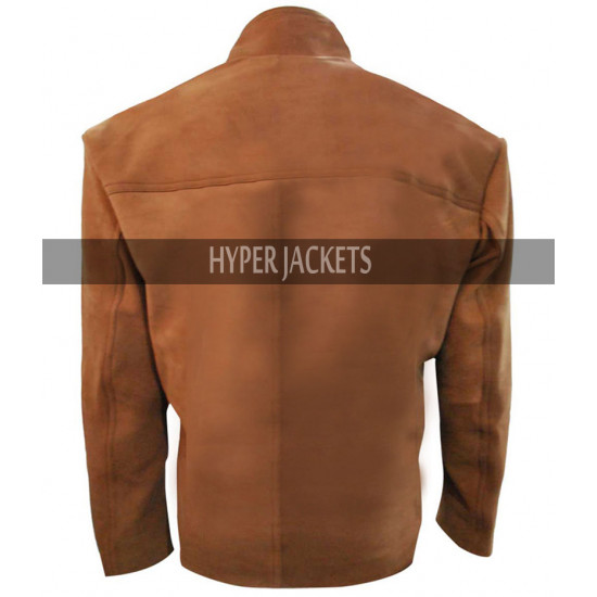 Stephen Amell Oliver Queen Arrow Desert Leather Jacket