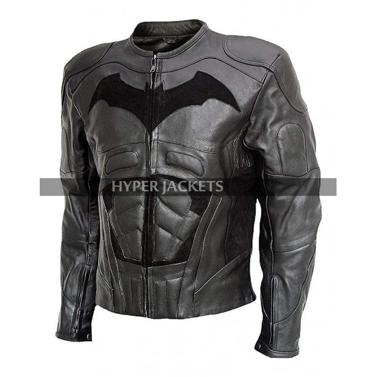 Batman Arkham Knight Costume Armored Motorcycle Padded Biker Leather Jacket