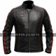 Mass Effect 3 N7 Commander Shepard Costume Biker Black Leather Jacket