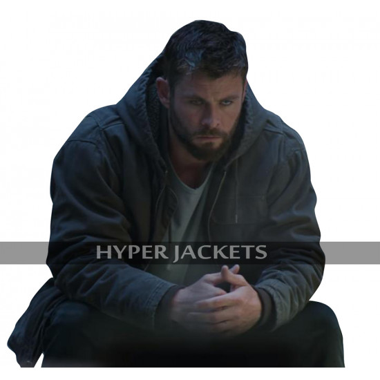 Thor Avengers Endgame Chris Hemsworth Grey Hoodie Cotton Jacket