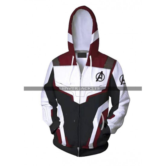 Avengers Endgame Quantum Realm Suit Costume Hoodie Jacket