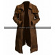 Fallout New Vegas NCR Veteran Duster Black / Brown Leather Coat