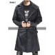 Ryan Gosling Blade Runner 2049 Officer K Fur Collar Black Leather Trench Coat