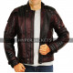 Star Lord Avengers Infinity War Peter Quill Costume Maroon Leather Jacket