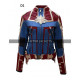 Brie Larson Captain Marvel Movie Costume Leather Jacket