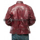 Star Lord Guardians Of Galaxy Vol 2 Chris Pratt Maroon Costume Leather Jacket
