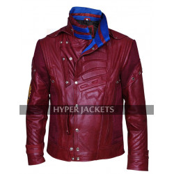 Peter Quill Guardians Of Galaxy Vol 2 Starlord Costume Leather Jacket