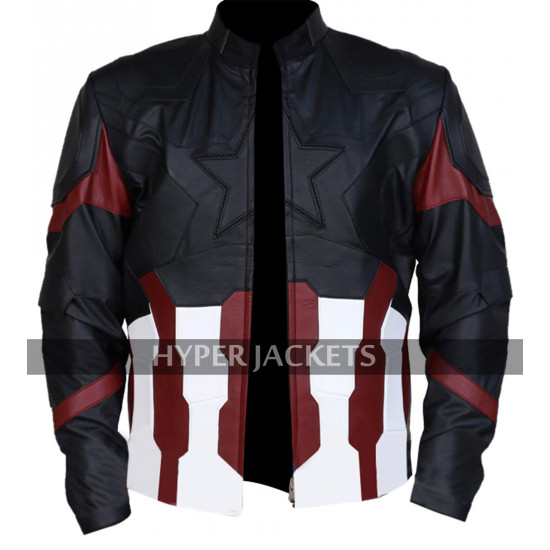 Captain America Avengers Infinity War Steve Chris Evans Leather Jacket