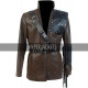 Arrow Dark Archer Malcolm Merlyn Costume Brown Leather Jacket