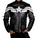 Steve Rogers Captain America Winter Soldier Costume Leather Jacket 