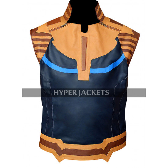 Thanos Avengers Infinity War Josh Brolin Costume Leather Vest