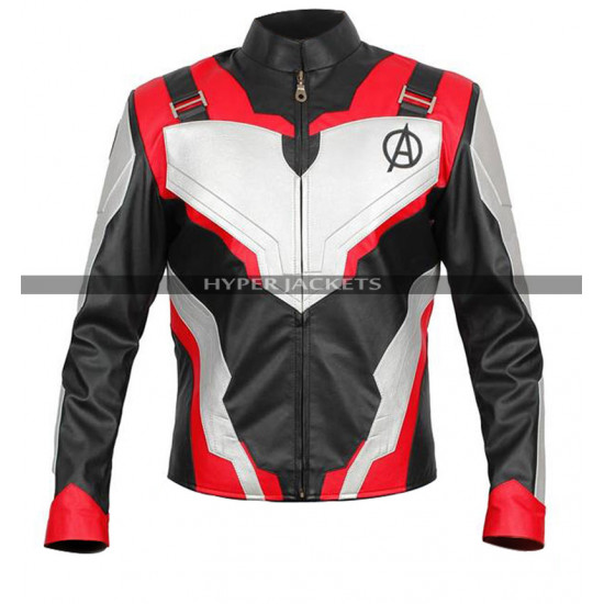 Avengers Endgame Quantum Realm Costume Leather Jacket 