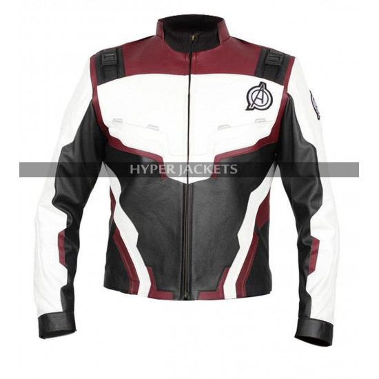 Avengers Endgame Quantum Realm Costume Leather Jacket 