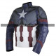 Captain America Endgame Steve Rogers Cosplay Leather Jacket 