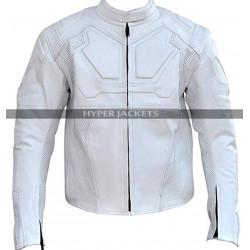 Oblivion Jack Black & White Leather Jacket