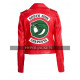 Cheryl Blossom Riverdale Southside Serpents Madelaine Red / Black Leather Jacket