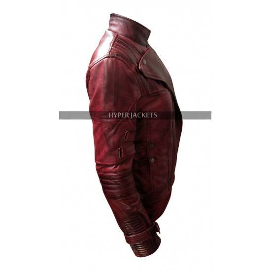 Guardian of Galaxy Vol 2 Costume Peter Quill Leather Jacket