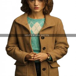 Stranger Things 3 Nancy Wheeler Brown Wool Jacket