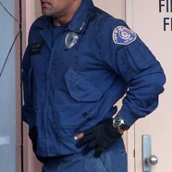 San Andreas Dwayne Johnson Police Blue Jacket