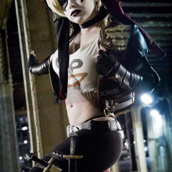 Insurgency Injustice Harley Quinn Cosplay Costume Jacket