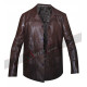 Jack Bauer 24 Series Brown Leather Blazer Jacket