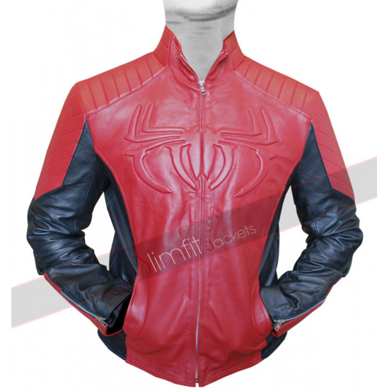 Spiderman Red and Black Suit Costume Jacket