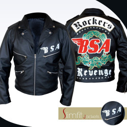 BSA George Michael Faith Rockers Revenge Leather Jacket