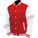 Baseball Varsity Mens Red/Blue Letterman Jacket