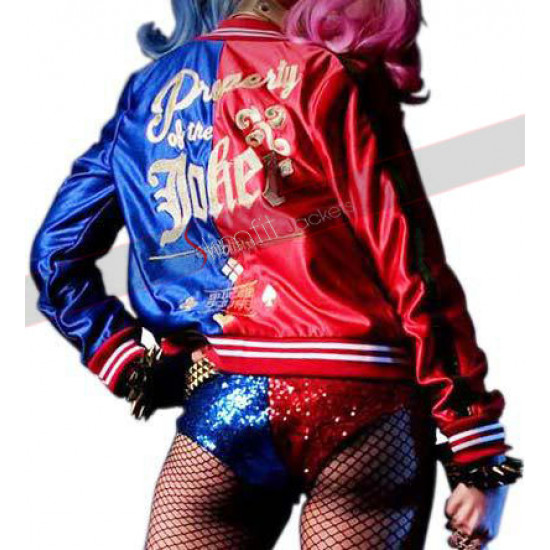 Bless By Design Women's Fashion Property of Joker Harley Quinn Cosplay Halloween Jacket for Women