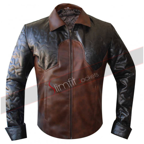 Criss Angel Quilted Biker Leather Jacket