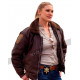 Sheriff Victoria Moretti Longmire Fur Collar Bomber Jacket