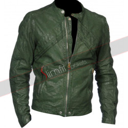 Austin And Ally Austin Moon Green Leather Jacket