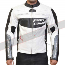 Fast and Furious 7 Premiere Vin Diesel White Jacket