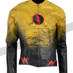 Superhero Flash Cosplay Leather Jacket