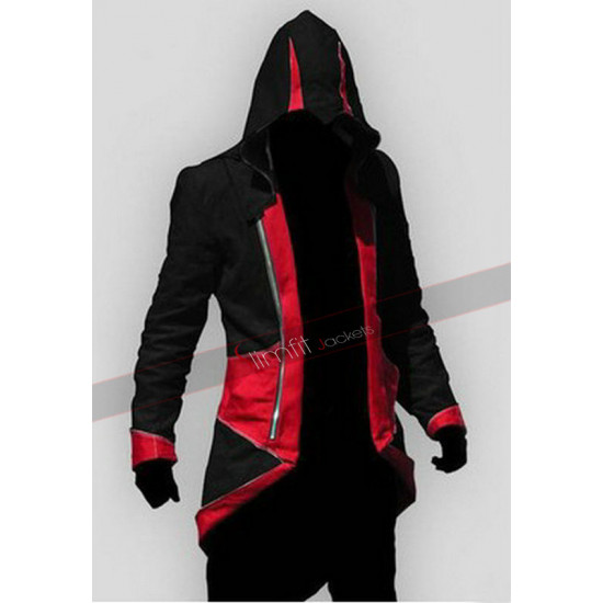 Assassins Creed 3 Conner Kenway Cosplay Hoodie Costume