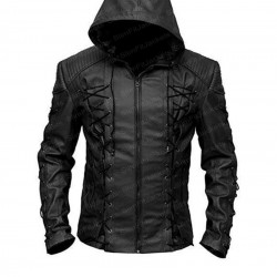 Roy Harper Black Arrow Leather Jacket