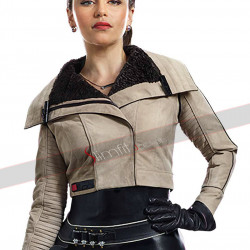 Emilia Clarke Solo A Star Wars Story Cotton Jacket
